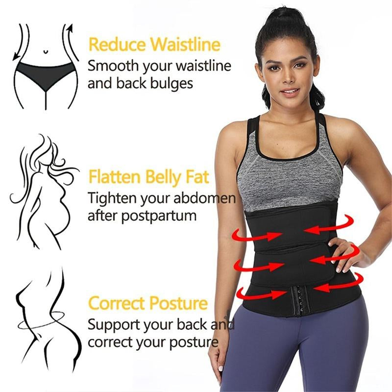 Sauna waist trainer designed for effective slimming and enhanced workout performance