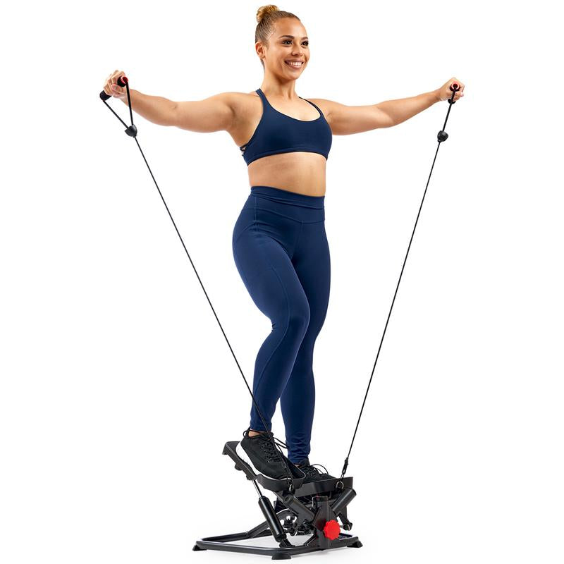 High-quality twist stair steppers paired with durable resistance bands for effective home workouts
