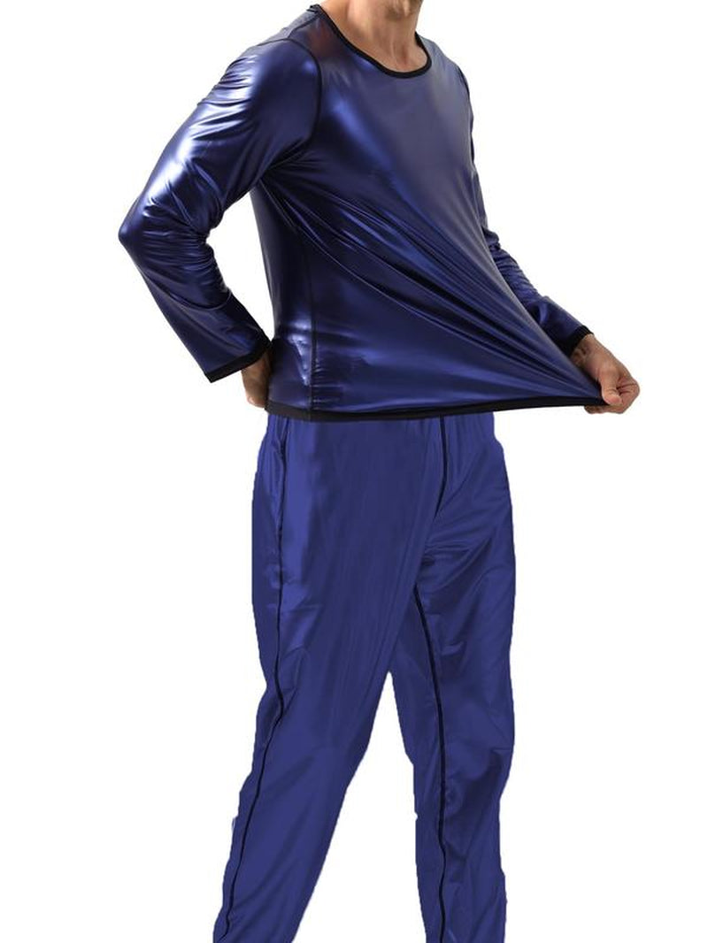 High-quality tracksuits designed for enhanced performance paired with a sauna suit for effective workout sessions