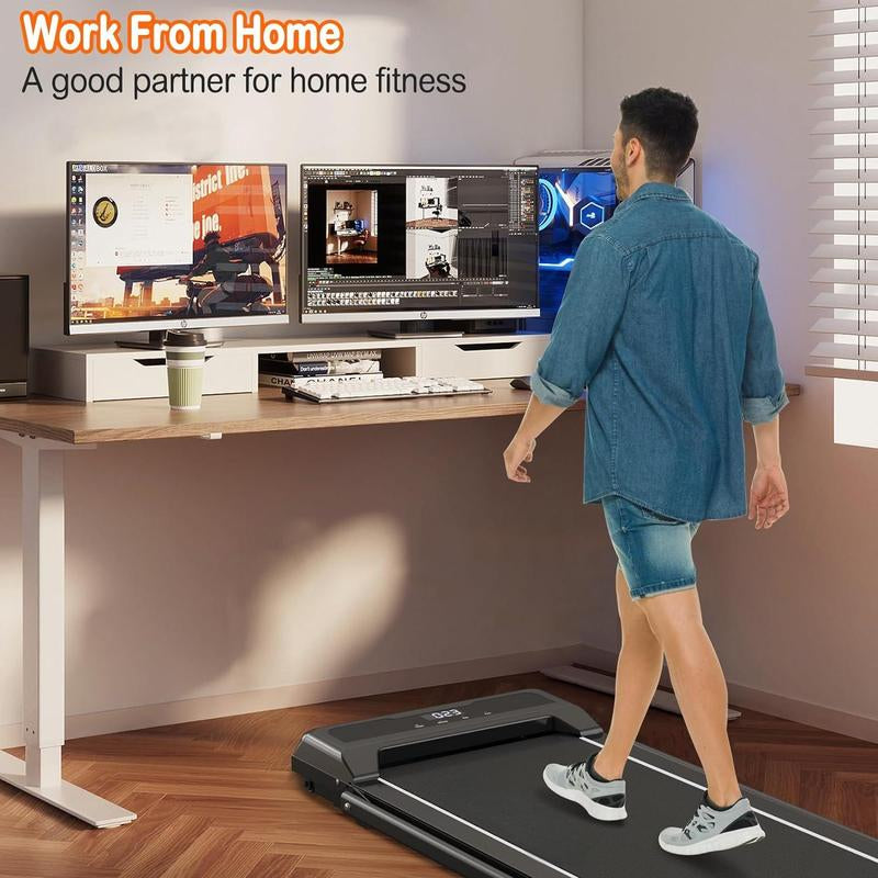 Portable treadmill for efficient home workouts, combining convenience and advanced fitness technology.