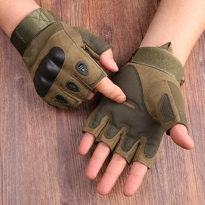 Durable tactical gloves designed for enhanced grip and protection in demanding environments